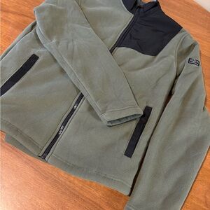 Hurley Green and Black Lightweight Shirt Jacket